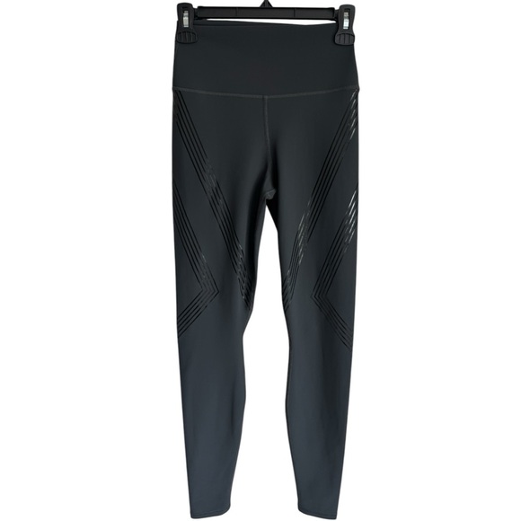 ALO Yoga High-Waist Vapor Leggings in Rise Anthracite Grey Athletic Pant | Small - Picture 4 of 8